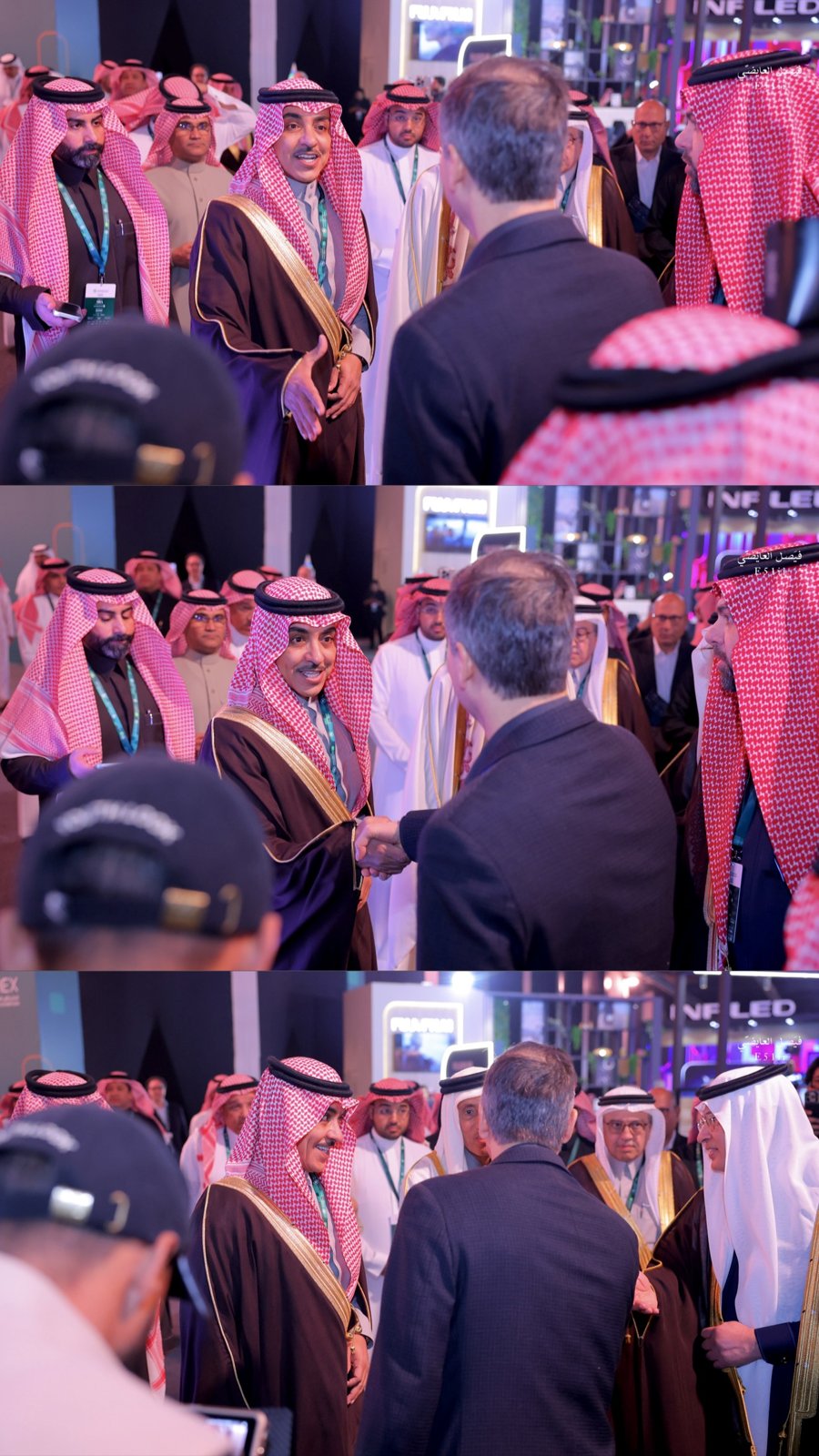 استقبال ضيوف في معرض