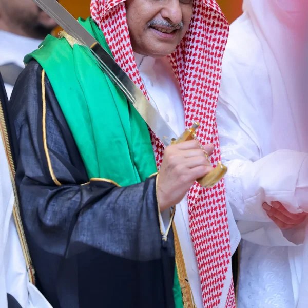 لقطة من عرضة في مناسبة